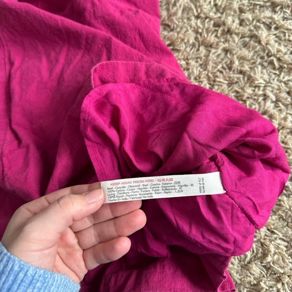 FREE PEOPLE 100% Cotton Tie Back Mini Dress - Picture 6 of 6